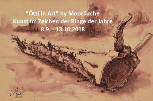 Die Moorlärche - Tuschezeichnung von Vroni Köhl Die Moorlärche - Tuschezeichnung von Vroni Köhl