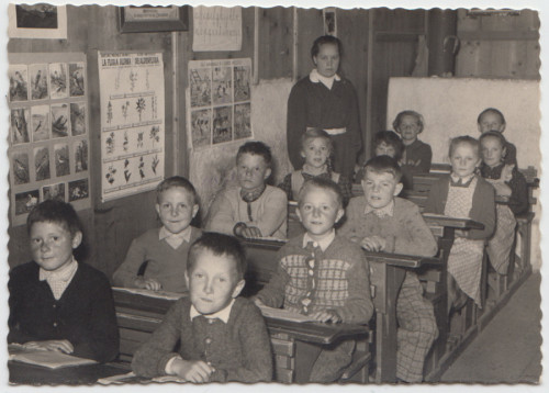 Scuola elementare La Villa 1954-55 Scuola elementare La Villa 1954-55